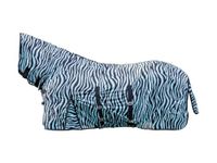HKM Zebra Aqua Vliegendeken Citroen/Zwart 135