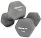 Athlyt Hand Dumbbells Neoprene Pairs Unisex – Home Dumbbell Weights & At Home Workout Equipment – Indoor Weight Training & Gym Home Fitness – Various Colours in 1 kg, 2 kg, 3 kg, 4 kg, 5 kg, 6 kg