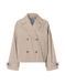SELECTED Tussenmantel taupe