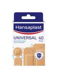 Hansaplast Universele wondpleisters, waterdicht, sterk hechtend, absorberend, anti-aanbaklaag, ademend, 4 maten, 20 stuks