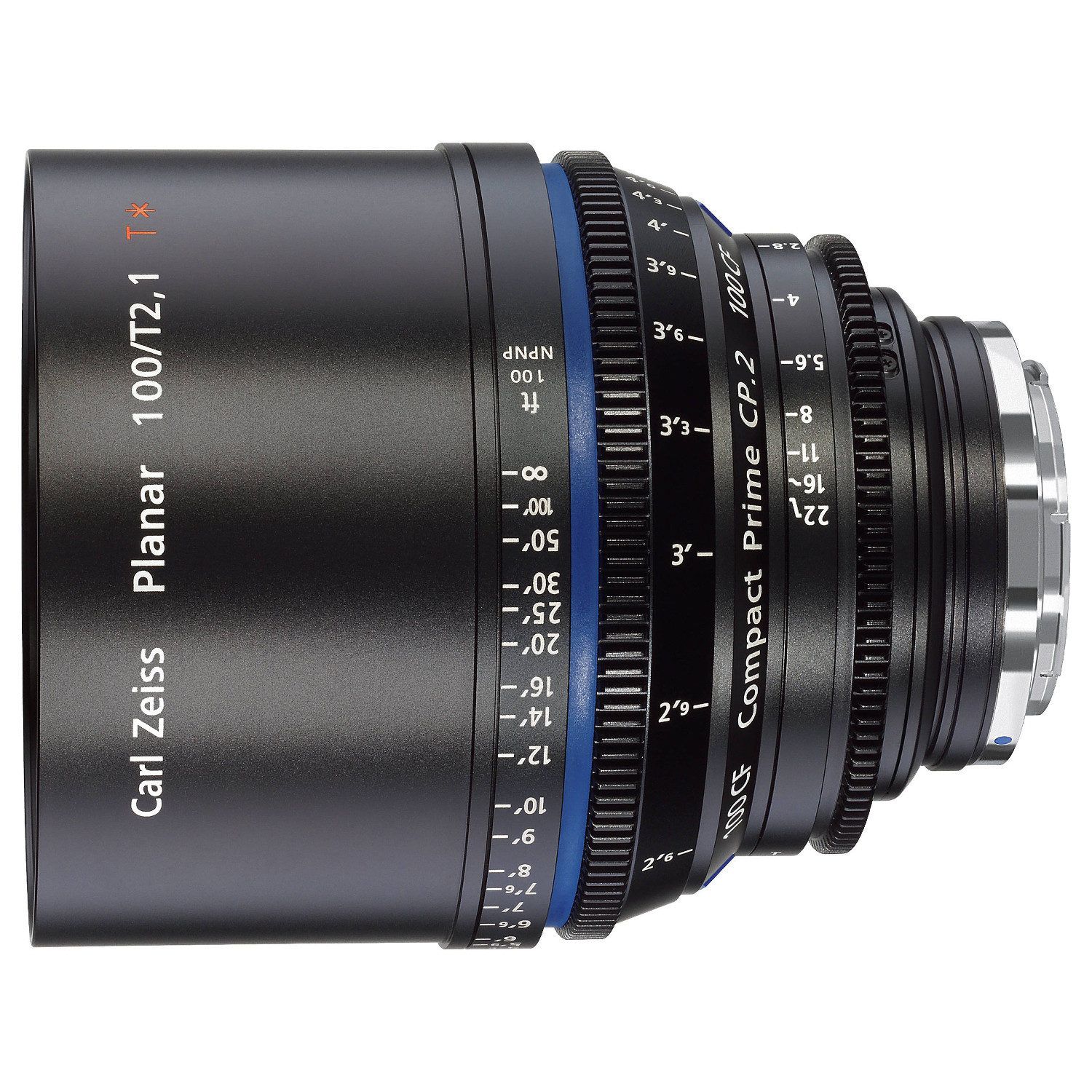 Zeiss Compact Prime CP.2 100mm T2.1 CF EF Mount Lens