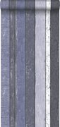 Esta Home behang houten plankjes blauw - 138251 - 53 cm x 10,05 m