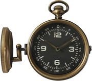 Hi-point Wandklok Rondal 9,5 X 30 X 28 Cm Staal Goud