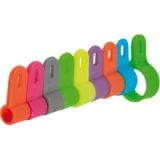 Stepland Plastic ringen 7 kleuren (x100)