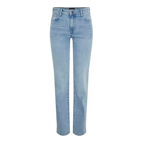 PIECES PCKELLY Straight Jeans - Light Blue Denim