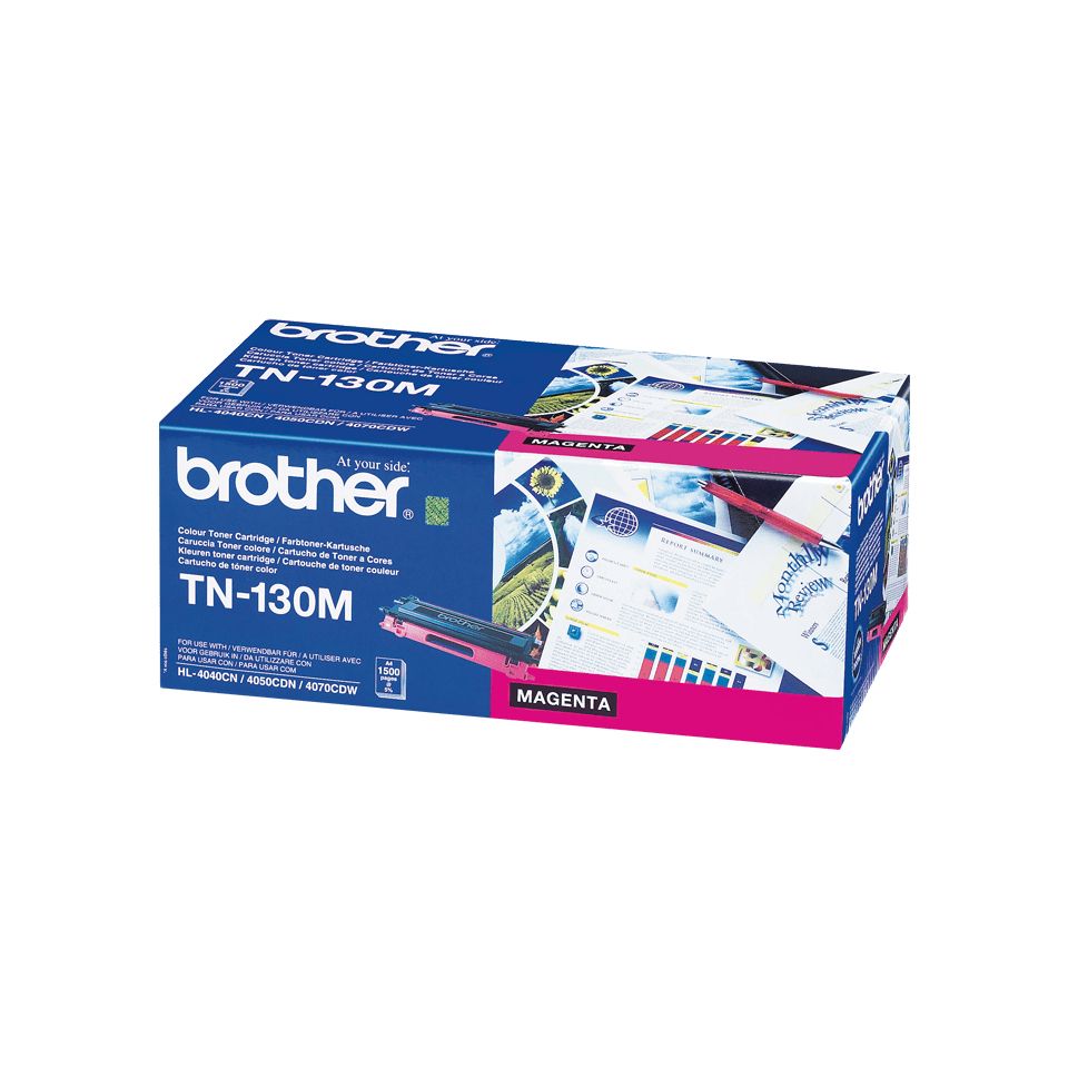 Brother TN-130M Magenta Toner Cartridge - Original - 1500 Pages
