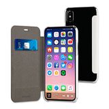 beschermhoes muvit Folio Case Wit: Apple iPhone X/XS