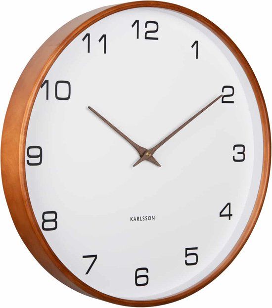 Karlsson Wandklok Acento - Wit - Ø40cm