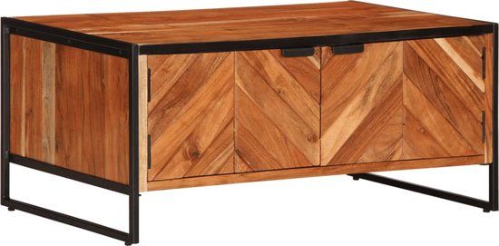 vidaXL Salontafel 90x55x40 cm massief acaciahout