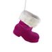 Werner Voss décoration de sapin - botte 9cm en plastique, couleur rose 1 pièce