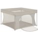 Lionelo Paco Opvouwbare Speelbox, 111x111 cm, Lichtgewicht 4,1 kg | Snel Opvouwbaar, Ruime Kinderbox (0-4 Jaar), tot 15 kg, Mesh Zijpanelen, Zij-ingang met Rits, Inclusief Draagtas