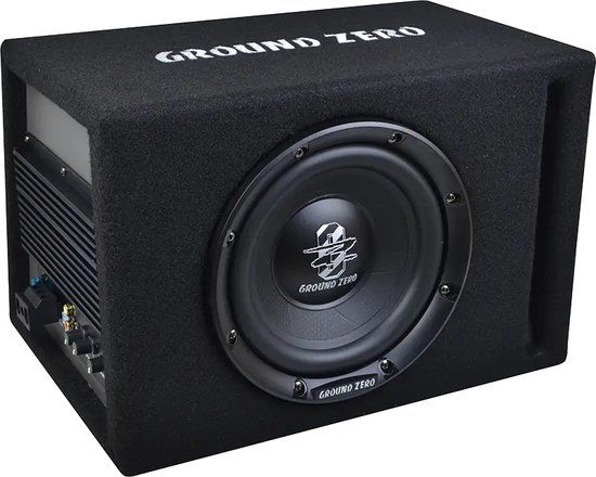 Ground Zero GZIB 20BR-ACT - Subwoofer in kist - 8 inch