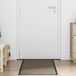 Tapis d'entrée marron 60x180 cm
