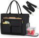 Non-branded Teacher's bag with insulated lunch compartment, laptop bag for women, lightweight work bag, nurse bag
