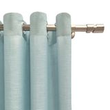 Alexandra House Living Gordijn rustiek, turquoise, 200 x 270 x 1 cm, transparant