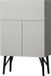 WOOOD Carved Drankkast - Hout - Mist - 146x90x46