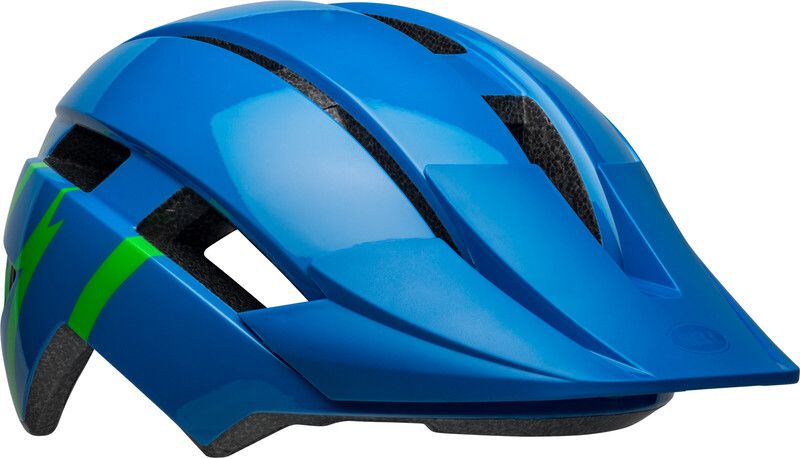 Bell Sidetrack II Helm Jongeren - strike gloss blue/green