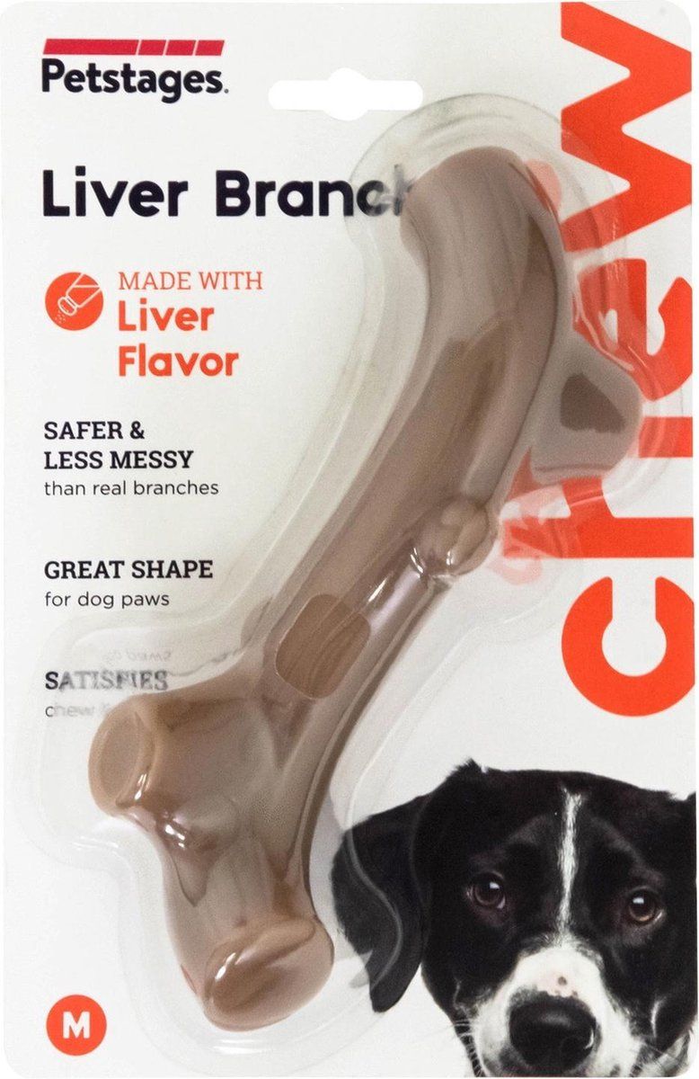 Petstages Liver Branch Brn Small - Kauwspeeltje voor Honden - Multi