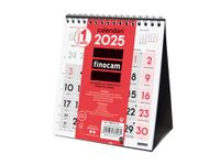 Finocam Neutrale tafelkalender, grote cijfers 2025, maandoverzicht, januari 2025 – december 2025 (12 maanden), Catalaans