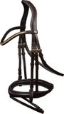 Waldhausen X Line Hoofdstel Met Clincher Cob Bruin Leer/Metaal