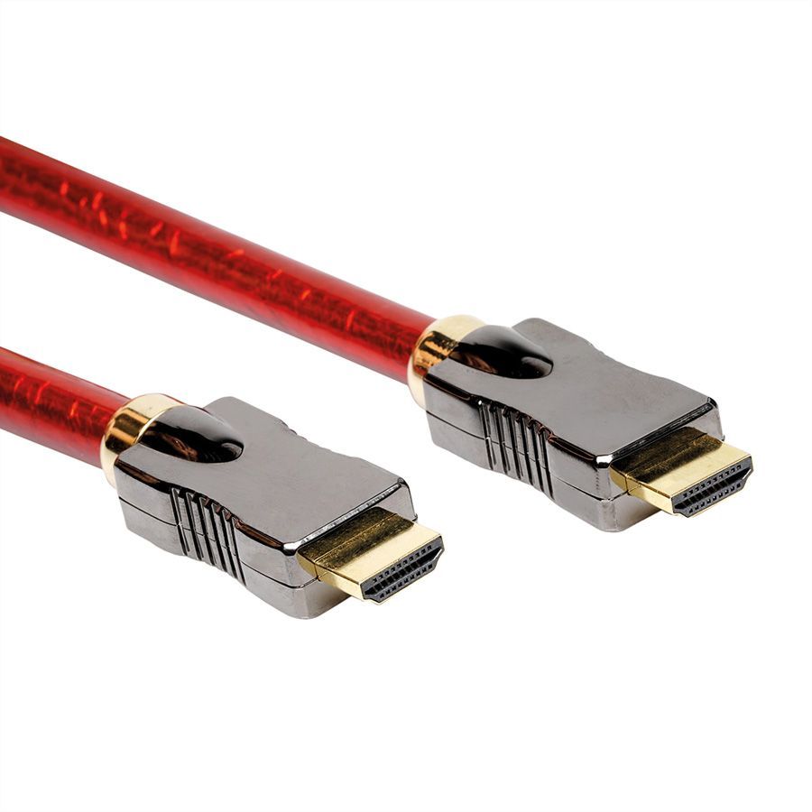ROLINE 11.04.5905 HDMI Kabel - 5 m - Rood