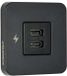 Scanstrut Chargeur USB-C double argent