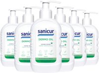 Sanicur Handzeep Dermo Oil - 6 x 300 ml - Voordeelverpakking