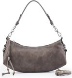 FREDsBRUDER Leren schoudertas Stay With Me Midi Shoulder Bag Muddy Khaki Brown