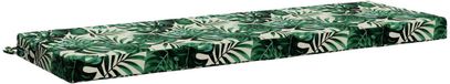 vidaXL Bankkussen SOEST 100% Polyester Bladpatroon 140 x 50 x 8 cm