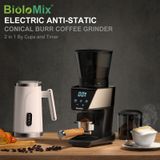 Biolomix Moulin à café électrique automatique à meules - 30 vitesses