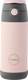 AYA & IDA - Thermosfles - Waterfles - KIDS straw - 350ml - SOFT ROSE