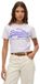 Superdry Vintage Neon T-shirt met logo - Dames - T-shirts - soft purple - Maat M