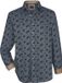 Babista heren overhemd met lange mouwen, klassieke kraag en borstzak - lichtblauw - katoen - regular fit - casual - herfst/winter