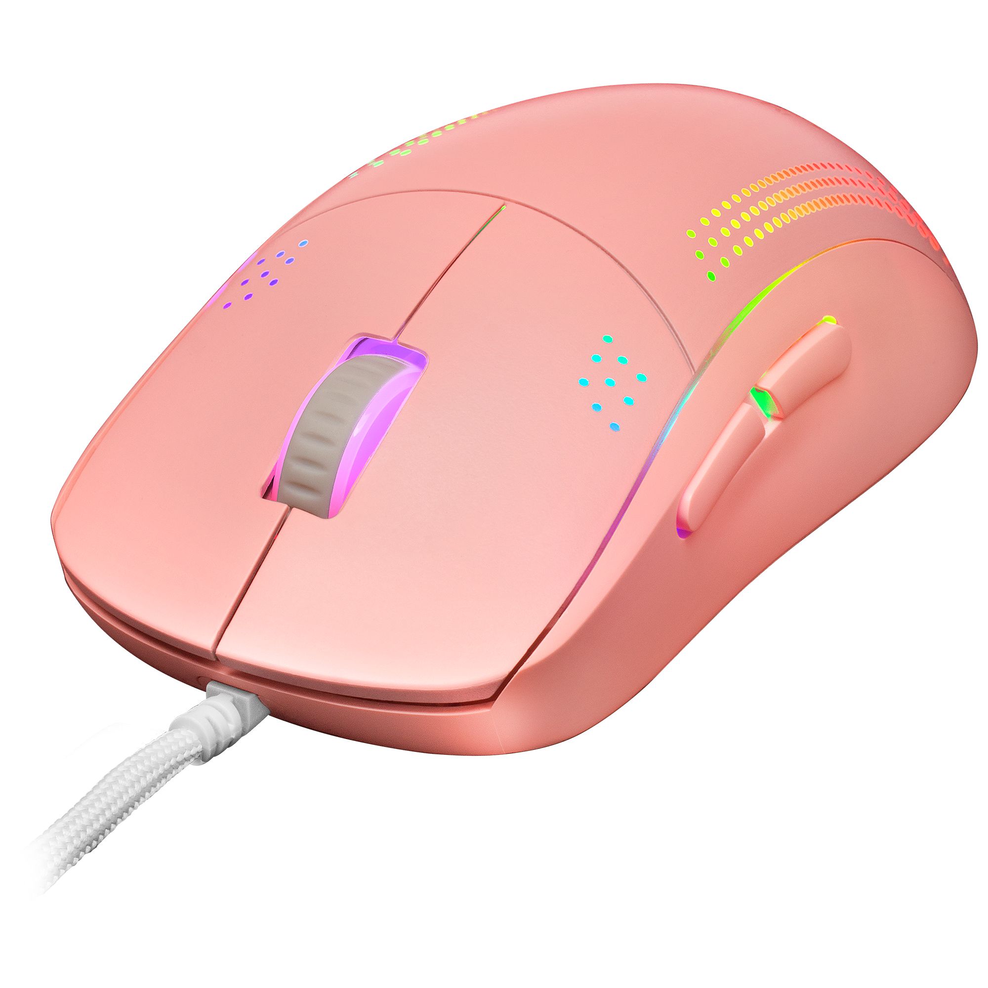 MARS GAMING Mmpro - Gaming Muis - Roze - 32000 DPI - 180 cm Kabel