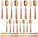 Happiq Set de couverts 20 pièces - Acier inoxydable - Doré