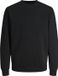 JACK&JONES JJEBRADLEY SWEAT CREW 2PK MP Heren Trui - Zwart - L