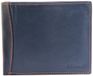 Excellanc Leren Heren Portemonnee Blauw Bruin