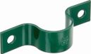 Alberts 855383 buisklem | voor bevestiging van omheiningspalen aan muren | verzinkt, groene kunststof coating | voor paal-Ø 34 mm | set van 20