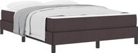 vidaXL Boxspringbed Donkerbruin 140 x 200 cm Stof