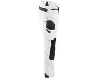 Blåkläder Schildersbroek met 4-weg stretch 1089-1645 - Wit/Donkergrijs - D108