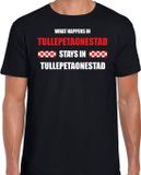 Bellatio Decorations Shoppartners Bv Roosendaal / Tullepetaonestad Carnaval verkleed outfit / t-shirt zwart voor heren - Brabant Carnaval verkleed outfit / kostuum - What happens in Tullepetaonestad stays in Tullepetaonestad L