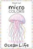 micro COLORS: Ocean Life - 50 Cute and Relaxing Sea Animal Coloring Pages for Adults and Kids