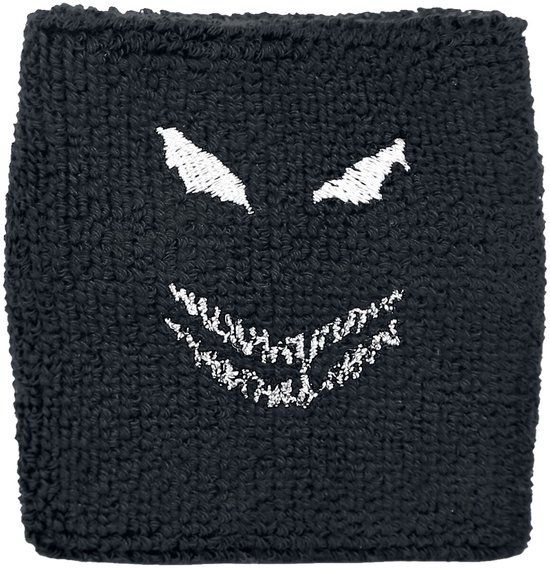 Disturbed Face Zweetband - Zwart