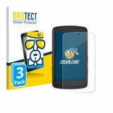BROTECT Screenprotector 3 Stuks voor Bryton Rider S810 Beschermglas transparant