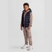 Minoti Gewatteerde Bodywarmer Jongens Capuchon - Zwart - Model 44607