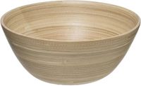 Secret de Gourmet Slakom/serveer schaaltjes - bamboe - beige - D25 cm