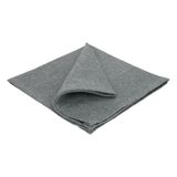 Serviette de table, coton bio GOTS, anthracite, 40 x 40 cm