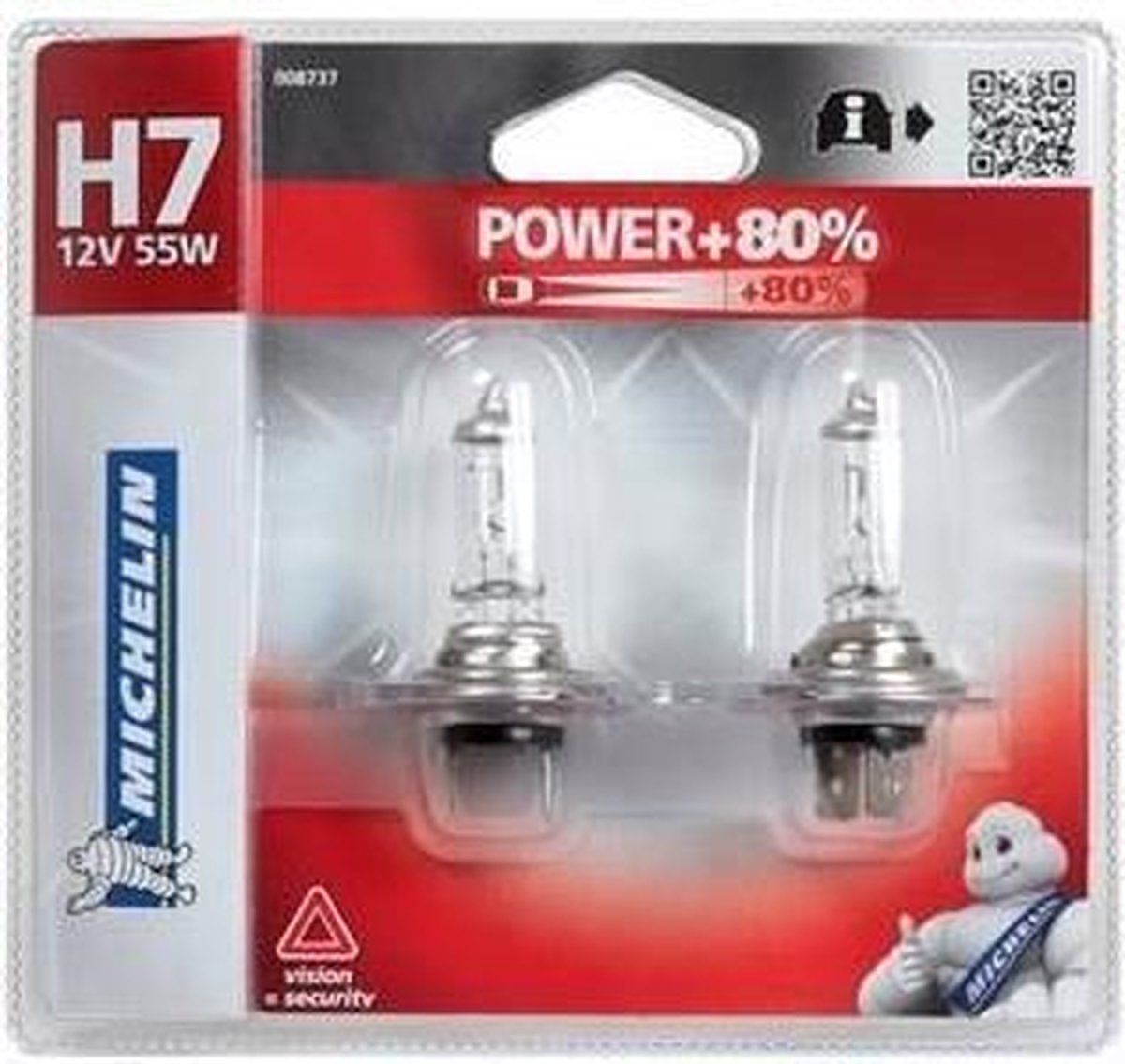Michelin Power + 80% 2 H7 12V 55W