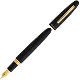 Esterbrook E176 Estie Ebony Oversized vulpen van acryl met verguld beslag, pendikte medium