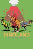 Dinoland: libro para colorear